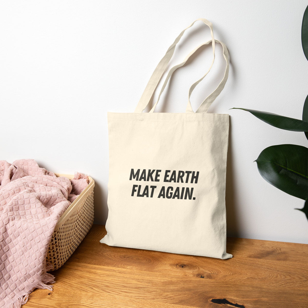 Make Earth Flat Again Tote