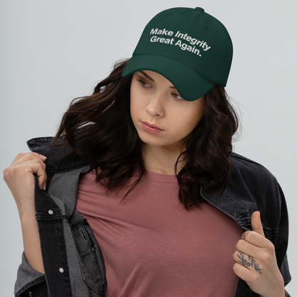 Make Integrity Great Again — Dad Hat